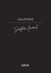 Galatians NIV Scripture Journal