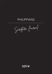 Philippians NIV Scripture Journal