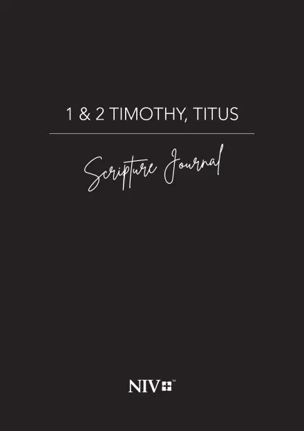 1–2 Timothy and Titus NIV Scripture Journal