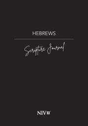 Hebrews NIV Scripture Journal
